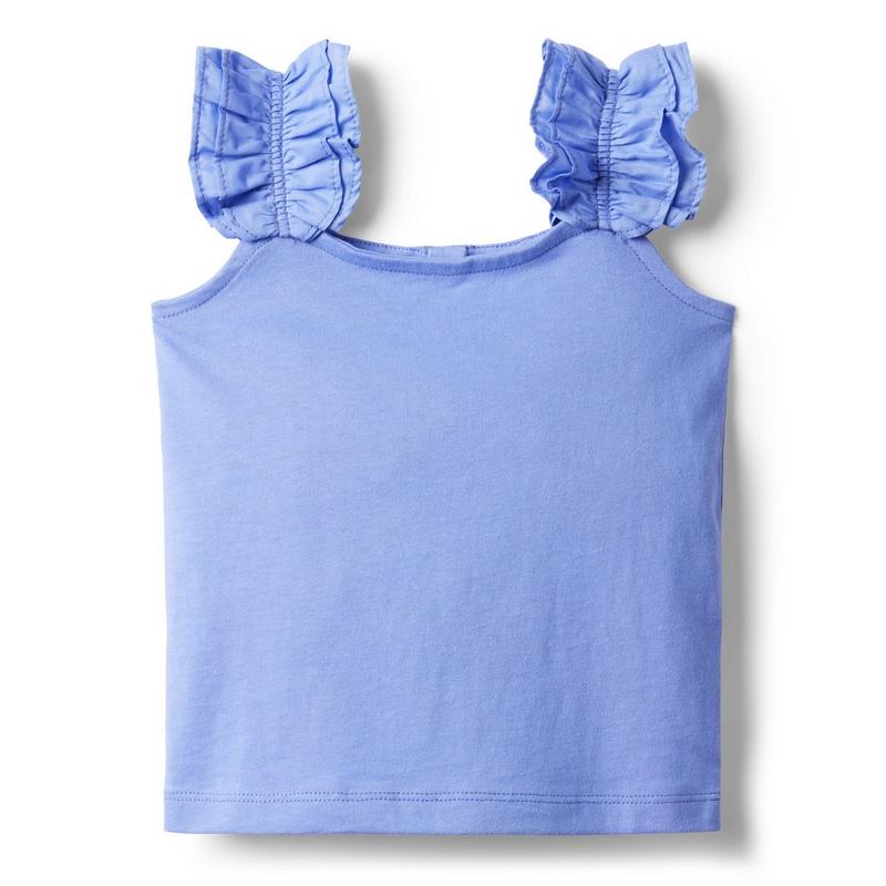 Ruffle Strap Jersey Top - Janie And Jack